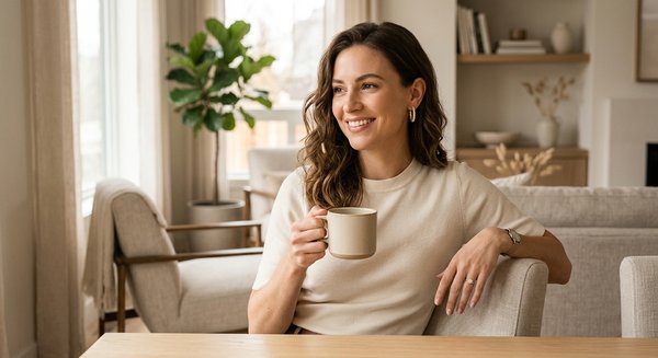 Woman wearing elegant moissanite jewelry
